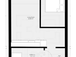 Prodej bytu 1+kk, Praha - Smíchov, Toyen, 42 m2
