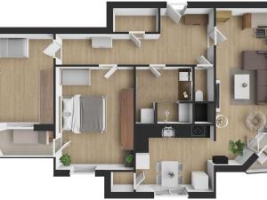 Prodej bytu 3+1, Valašské Meziříčí, Luční, 86 m2