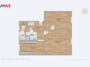 Prodej bytu 2+1, Jemnice, Lípová, 63 m2