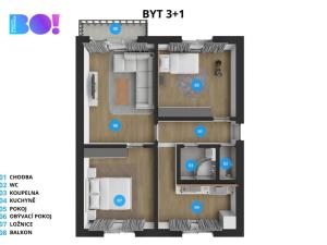 Prodej bytu 3+1, Třinec, Dukelská, 70 m2
