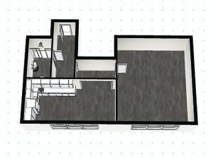 Pronájem bytu 2+kk, Brno - Staré Brno, Nové sady, 48 m2