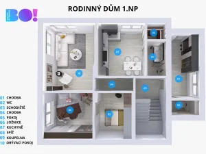 Prodej rodinného domu, Bystřice, 160 m2