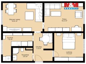 Prodej bytu 3+1, Sušice - Sušice II, Na Tržišti, 75 m2