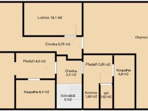 Prodej rodinného domu, Želízy, 640 m2