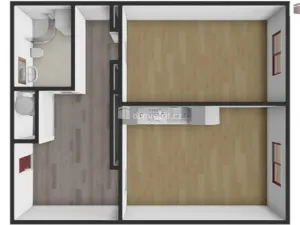 Pronájem bytu 2+kk, Praha - Nusle, Oldřichova, 60 m2