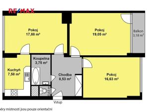 Prodej bytu 3+1, Kolín, Dělnická, 72 m2