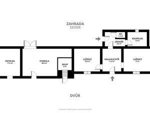 Prodej rodinného domu, Bašť, Předbojská, 58 m2