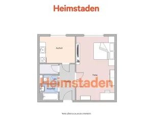 Pronájem bytu 1+1, Havířov - Město, Mickiewiczova, 37 m2
