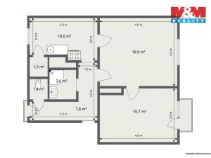 Prodej bytu 2+1, Ostrov, Jungmannova, 56 m2