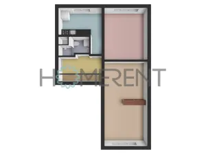 Pronájem bytu 2+1, Praha - Veleslavín, Na Petřinách, 56 m2