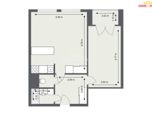 Pronájem bytu 2+kk, Praha - Hlubočepy, Werichova, 44 m2