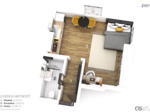 Prodej bytu 1+kk, Praha - Kobylisy, Javorová, 29 m2