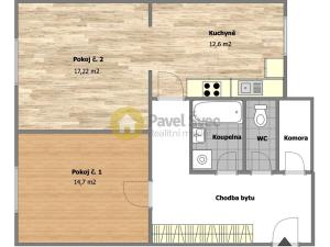 Pronájem bytu 2+1, Strakonice - Strakonice I, Mikoláše Alše, 65 m2