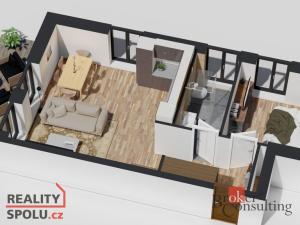 Prodej bytu 2+kk, Ostrava - Michálkovice, Československé armády, 47 m2