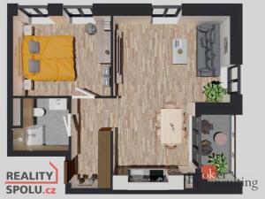 Prodej bytu 2+kk, Ostrava - Michálkovice, Československé armády, 53 m2