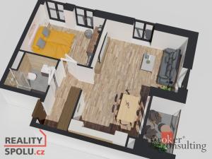 Prodej bytu 2+kk, Ostrava - Michálkovice, Československé armády, 53 m2