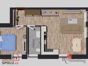 Prodej bytu 2+kk, Ostrava - Michálkovice, Československé armády, 47 m2