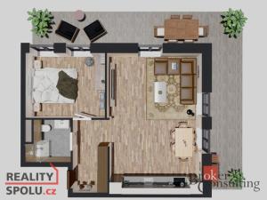 Prodej bytu 2+kk, Ostrava - Michálkovice, Československé armády, 54 m2