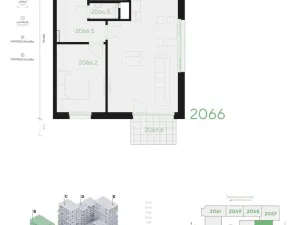 Pronájem bytu 2+kk, Praha - Stodůlky, Hábova, 66 m2