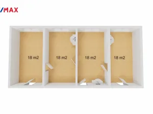 Pronájem kanceláře, Havířov, Lidická, 73 m2