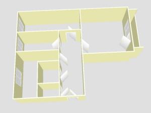 Pronájem bytu 3+1, Klášterec nad Ohří, Dlouhá, 72 m2