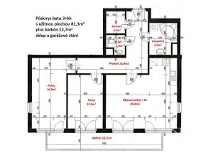 Prodej bytu 3+kk, Praha, Nad Akcízem, 81 m2