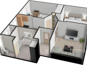 Prodej bytu 3+1, Písek, Za Pazdernou, 74 m2