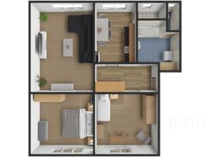 Prodej bytu 3+1, Písek, Za Pazdernou, 74 m2