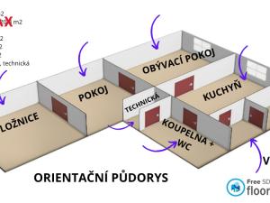 Prodej rodinného domu, Odunec, 91 m2