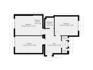 Pronájem bytu 3+kk, Praha - Holešovice, Tusarova, 74 m2