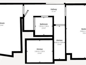 Pronájem bytu 2+1, Otrokovice, Smetanova, 54 m2