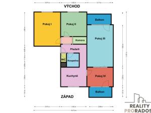 Prodej bytu 3+1, České Budějovice, Prachatická, 80 m2