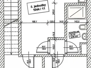 Pronájem bytu 3+kk, Praha - Břevnov, Nad motolskou nemocnicí, 54 m2