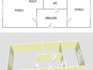 Prodej bytu 2+kk, Česká Lípa, Brněnská, 41 m2