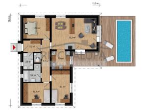 Prodej rodinného domu, Hluboká nad Vltavou, Lesní, 104 m2
