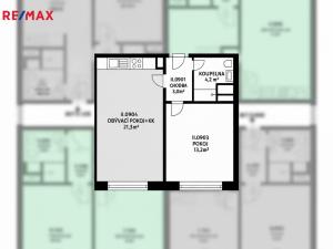 Prodej bytu 2+kk, Trmice, Nerudova, 41 m2