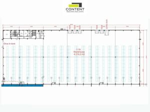 Pronájem skladu, Lovosice, Průmyslová, 4129 m2