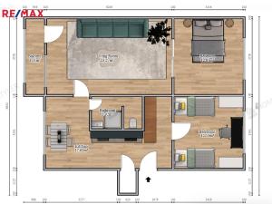 Pronájem bytu 3+1, Lovosice, K. Maličkého, 77 m2