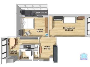 Prodej bytu 2+1, Plzeň - Skvrňany, Vojanova, 65 m2