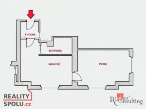 Prodej bytu 2+kk, Plzeň - Jižní Předměstí, Politických vězňů, 57 m2