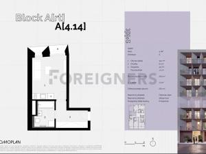 Pronájem bytu 1+kk, Brno, Bratislavská, 25 m2