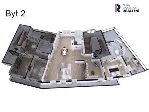 Prodej bytu 5+kk, Kroměříž, náměstí Míru, 178 m2