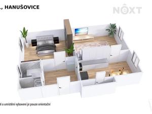 Pronájem bytu 2+1, Hanušovice, Hlavní, 69 m2