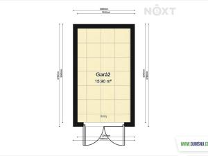 Pronájem garáže, Šumperk, K. H. Máchy, 23 m2