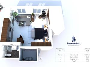 Prodej bytu 1+kk, Praha - Záběhlice, Záběhlická, 40 m2