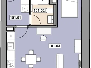 Prodej bytu 1+kk, Praha - Zbraslav, Elišky Přemyslovny, 34 m2