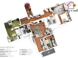 Prodej bytu 3+kk, Jesenice, Lomená, 108 m2