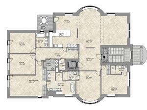 Pronájem bytu 6+kk a větší, Praha - Bubeneč, Na Marně, 273 m2