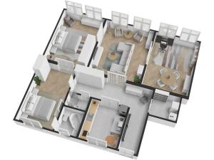 Pronájem bytu 4+1, Praha - Vinohrady, Polská, 134 m2