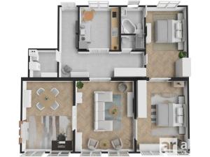 Pronájem bytu 4+1, Praha - Vinohrady, Polská, 134 m2